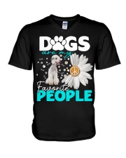 Bedlington Terrier-DN2056-A-Favorite People V-Neck T-Shirt tile