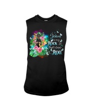 German Pinscher-CS3637-Jesus Is My Rock Sleeveless Tee tile
