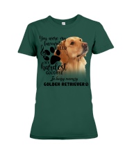 Golden Retriever-CS1389-My Hardest Premium Fit Ladies Tee tile