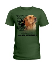 Golden Retriever-CS1389-My Hardest Ladies T-Shirt tile