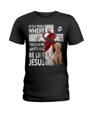 Poodle Crossbreed-CS3937-Be Like Jesus Ladies T-Shirt tile