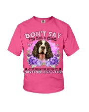 English Springer Spaniel-CS4086-Don't Say-V2 Youth T-Shirt tile