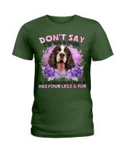 English Springer Spaniel-CS4086-Don't Say-V2 Ladies T-Shirt tile