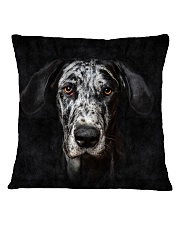 Great Dane-Face and Hair Square Pillowcase thumbnail