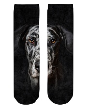 Great Dane-Face and Hair Crew Length Socks thumbnail