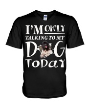 Landseer-CS3033-To My Dog V-Neck T-Shirt tile