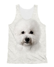 Bichon Frise-Face and Hair All-over Unisex Tank thumbnail