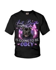 Staffordshire Bull Terrier-02-CS3533-Just Breathe-V2 Youth T-Shirt tile
