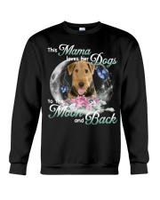 Airedale Terrier-NT500-Loves Her Dog Crewneck Sweatshirt tile