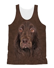 Field Spaniel-Face and Hair All-over Unisex Tank thumbnail