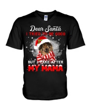 Eurasier-CS4035-My MaMa V-Neck T-Shirt tile