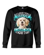 Poodle Crossbreed-NT764-I Hope You-V2 Crewneck Sweatshirt tile