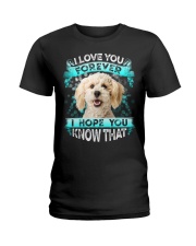 Poodle Crossbreed-NT764-I Hope You-V2 Ladies T-Shirt tile
