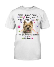 Cairn Terrier-NT516-I Love You-V4 Classic T-Shirt front