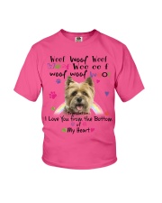 Cairn Terrier-NT516-I Love You-V4 Youth T-Shirt tile