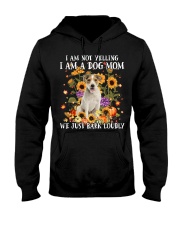 Parson Russell Terrier-DN2041-I Am Not Yelling Hooded Sweatshirt tile