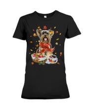 Yorkshire Terrier-CS3784-Autumn Dog-V5 Premium Fit Ladies Tee tile