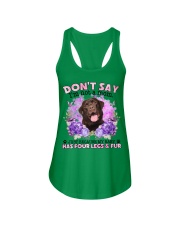 Labrador-Chocolate-CS4086-Don't Say-V2 Ladies Flowy Tank tile