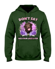Labrador-Chocolate-CS4086-Don't Say-V2 Hooded Sweatshirt tile