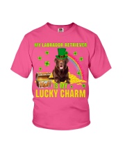 Labrador Retriever 2-CS4143-Lucky Charm-V2 Youth T-Shirt tile