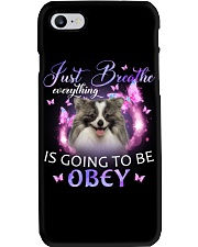 German Spitz-CS3533-Just Breathe-V2 Phone Case tile