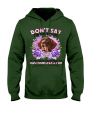 German Shorthaired Pointer-CS4086-Don't Say-V2 Hooded Sweatshirt tile
