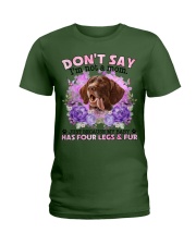 German Shorthaired Pointer-CS4086-Don't Say-V2 Ladies T-Shirt tile
