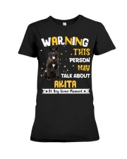 Akita-DN1663-This Person May Premium Fit Ladies Tee tile