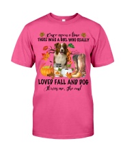 Border Collie-CS3254-Loved Fall Classic T-Shirt tile