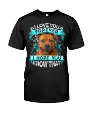 Staffordshire Bull Terrier-NT764-I Hope You-V2 Classic T-Shirt front