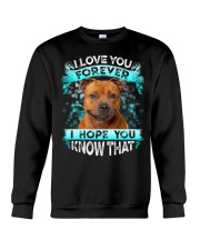 Staffordshire Bull Terrier-NT764-I Hope You-V2 Crewneck Sweatshirt tile