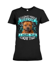 Staffordshire Bull Terrier-NT764-I Hope You-V2 Premium Fit Ladies Tee tile