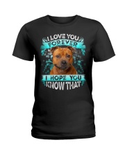 Staffordshire Bull Terrier-NT764-I Hope You-V2 Ladies T-Shirt tile
