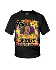 Irish Terrier-CS3829-Fall For Jesus-V2 Youth T-Shirt tile