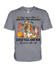 Cairn Terrier-CS3254-Loved Fall V-Neck T-Shirt tile