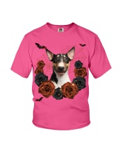 English Bull Terrier-CS3406-Rose And Dog-V3 Youth T-Shirt tile
