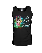 Boston Terrier-CS3637-Jesus Is My Rock Unisex Tank tile