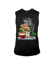 Beagle -CS3743-Santa Stop Here Sleeveless Tee tile