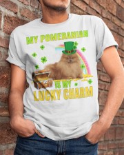 Pomeranian-CS4143-Lucky Charm-V2 Classic T-Shirt apparel-classic-tshirt-lifestyle-26