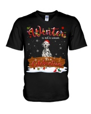 Dalmatian-DN2378-A Celebration V-Neck T-Shirt tile