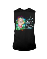 Maltipoo-CS3637-Jesus Is My Rock Sleeveless Tee tile