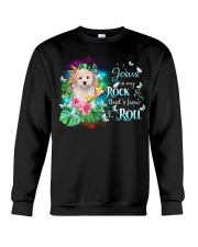 Maltipoo-CS3637-Jesus Is My Rock Crewneck Sweatshirt tile