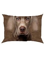 Weimaraner-Face and Hair Rectangular Pillowcase thumbnail
