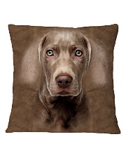 Weimaraner-Face and Hair Square Pillowcase thumbnail