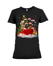 Miniature Pinscher-Christmas-V12 Premium Fit Ladies Tee tile