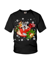 Husky-CS3716-Christmas Dog-V6 Youth T-Shirt tile