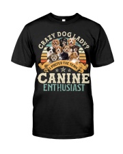 Havanese-CS2593-Crazy Dog Lady Classic T-Shirt front