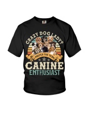 Havanese-CS2593-Crazy Dog Lady Youth T-Shirt tile