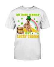 Irish Terrier-CS4143-Lucky Charm-V2 Classic T-Shirt front