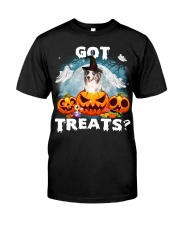 Blue Merle Collie -CS3383-Got Treats Classic T-Shirt front